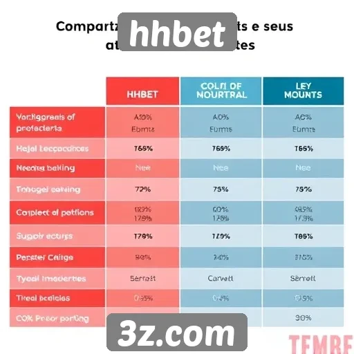 Comparativo entre hhbet e concorrentes